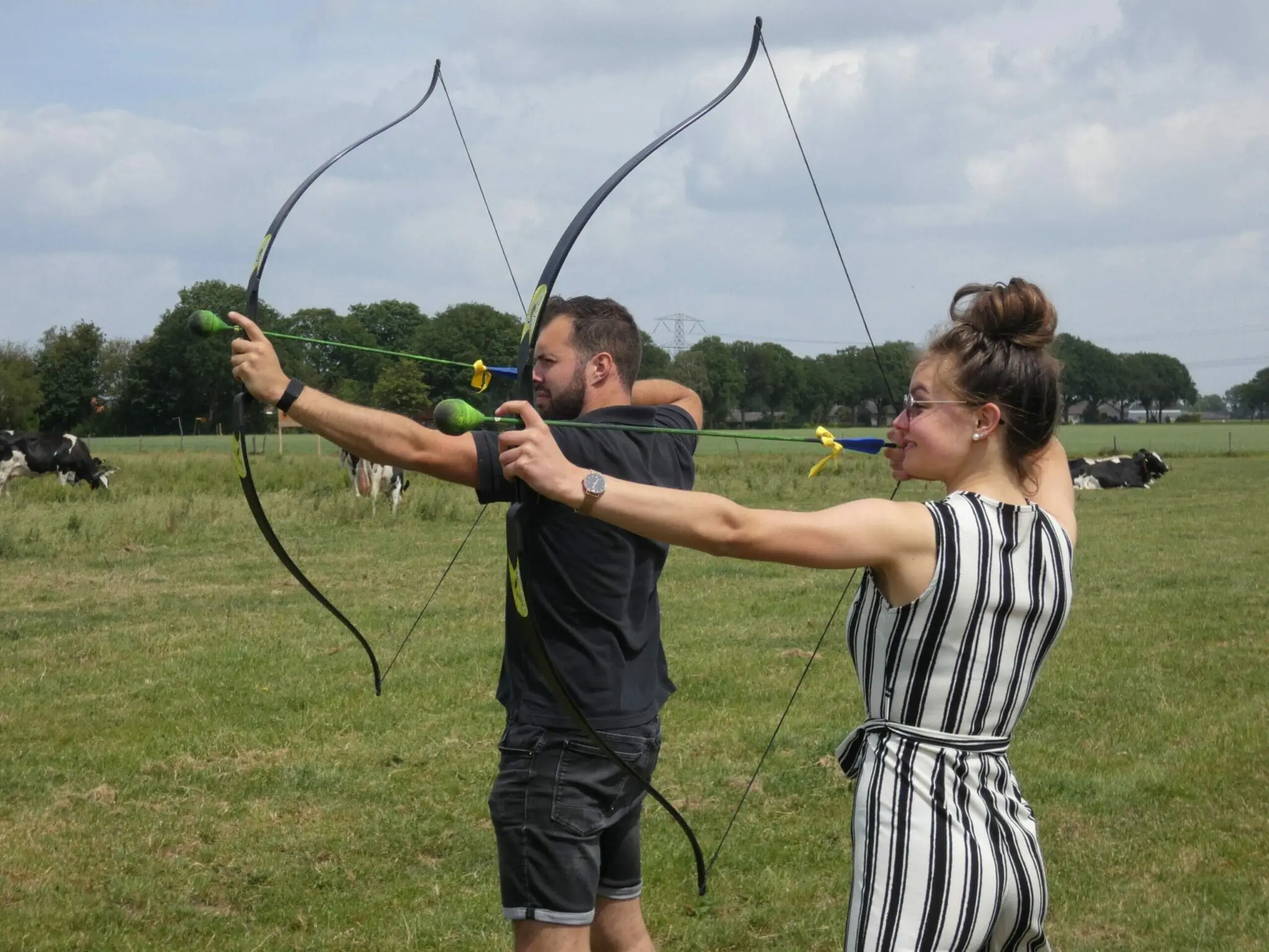 familiedag organiseren boogschieten activiteit
